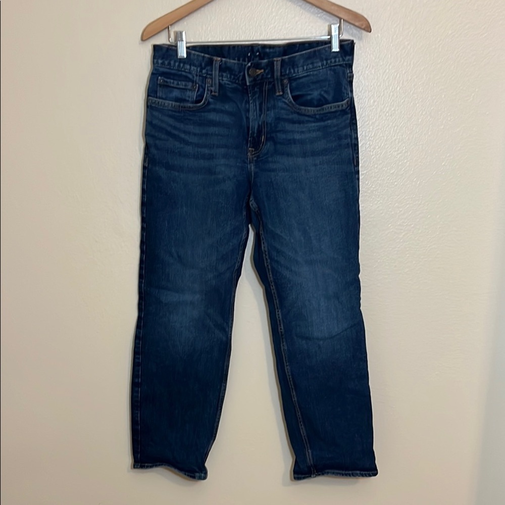 Old Navy Men's Blue Straight Leg Jeans